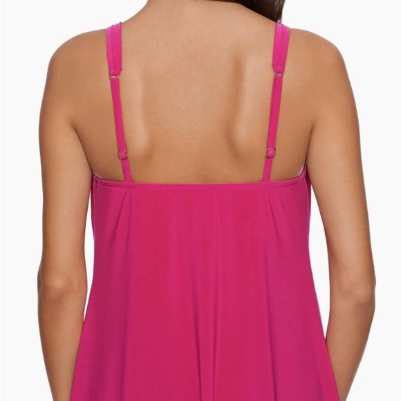 NWT Magicsuit Women's Winnie Scoop-Neck Asymmetric-Hem Tankini Top size 12 - Picture 6 of 8